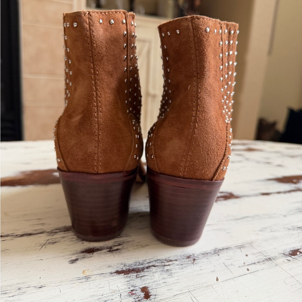 Dolce Vita Dexter Studded Suede Booties | Size 8.5 | New - Picture 7 of 9